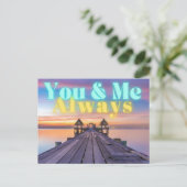 Carte Postale Île Romantique Toujours Quai (Debout devant)