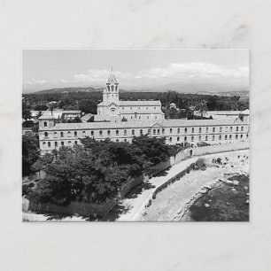 Carte Postale Île Saint-Honorat monastère vintage Cannes