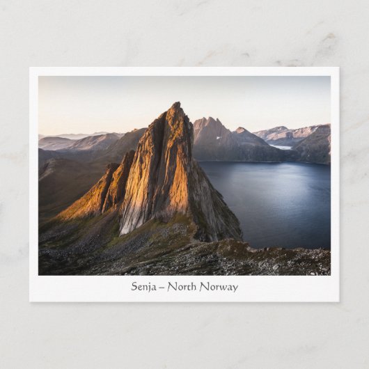 Carte Postale Île Senja Norvège (Devant)