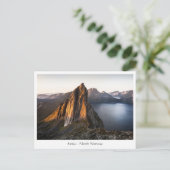 Carte Postale Île Senja Norvège (Debout devant)