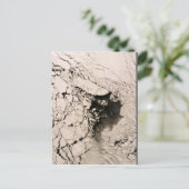 Carte Postale Île St. Matthew Image satellite, Mer de Béring (Debout devant)