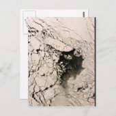 Carte Postale Île St. Matthew Image satellite, Mer de Béring (Devant / Derrière)