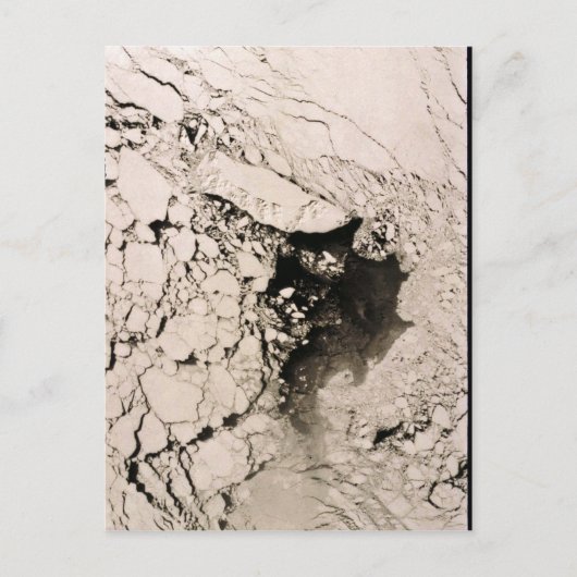 Carte Postale Île St. Matthew Image satellite, Mer de Béring (Devant)