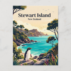 Carte Postale Île Stewart Nouvelle-Zélande