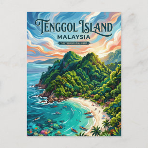 Carte Postale Île Tenggol Malaisie