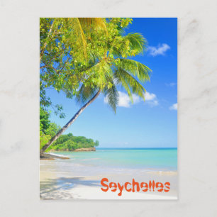 Carte Postale Île tropicale aux Seychelles