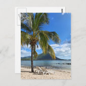 Carte Postale Ile tropicale Mode de vie (Devant / Derrière)