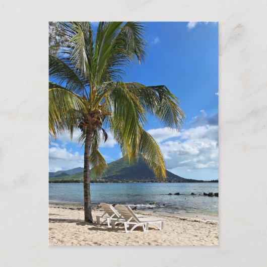 Carte Postale Ile tropicale Mode de vie (Devant)