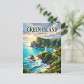 Carte Postale Île Verte Taïwan (Debout devant)