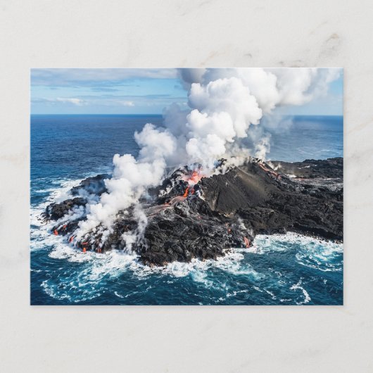 Carte Postale Île volcanique (Devant)
