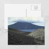 Carte Postale Ile volcanique de Cracovie, Indonésie (Devant / Derrière)