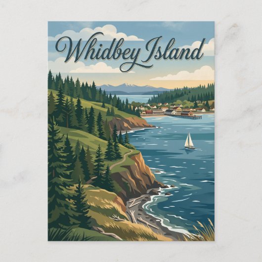 Carte Postale Île Whidbey, Washington (Devant)