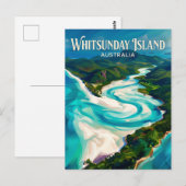 Carte Postale Île Whitsunday Australie (Devant / Derrière)
