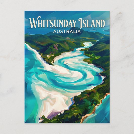 Carte Postale Île Whitsunday Australie (Devant)
