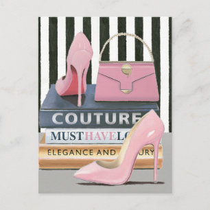 Carte Postale Île Wild   Couture Stripes - Shoes & Bag