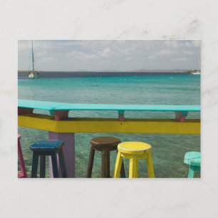 Carte Postale Îles ABC, BONAIRE, Kralendijk: Vue sur l'océan