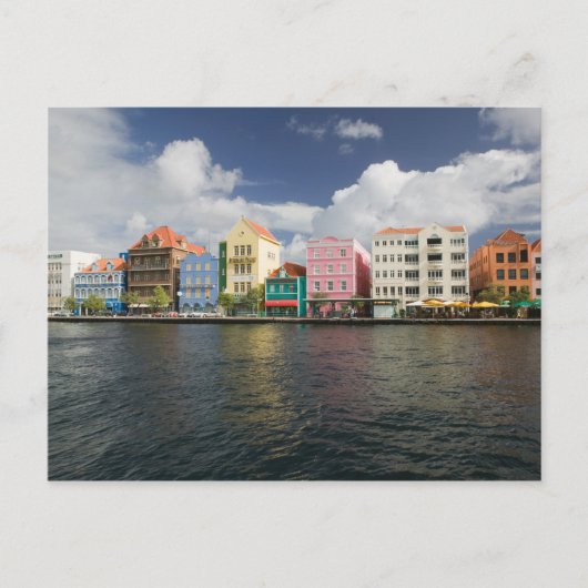 Carte Postale Îles ABC, CURAÇAO, Willemstad : Front de mer (Devant)
