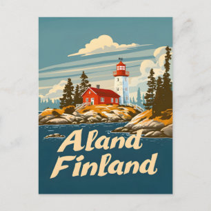 Carte Postale Îles Åland Finlande