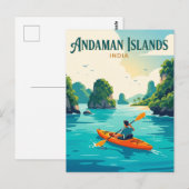 Carte Postale Îles Andaman Inde (Devant / Derrière)