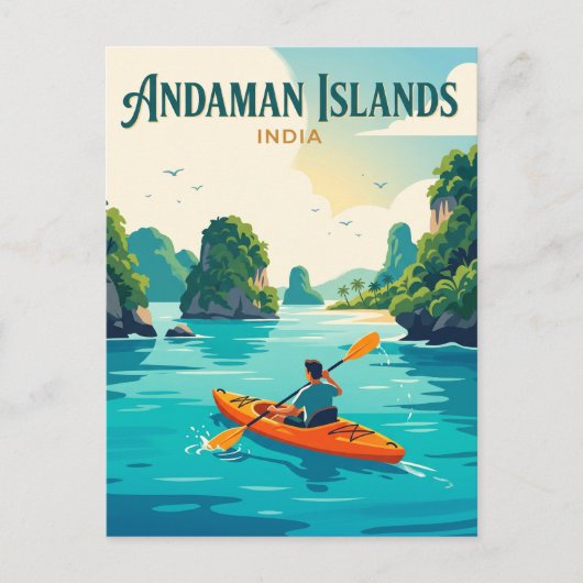 Carte Postale Îles Andaman Inde (Devant)
