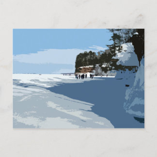 Carte Postale Iles Apôtres GLACES Nationales Lakeshore