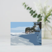 Carte Postale Iles Apôtres GLACES Nationales Lakeshore (Debout devant)