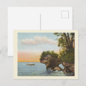 Carte Postale Iles apôtres vintages, Wisconsin (Devant / Derrière)