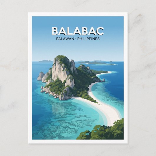 Carte Postale Îles Balabac Philippines (Devant)