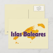 Carte Postale Îles Baléares (Devant / Derrière)