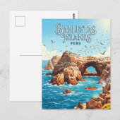Carte Postale Îles Ballestas Pérou (Devant / Derrière)