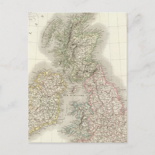Carte Postale Iles Basique - Îles britanniques (Devant)
