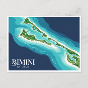 Carte Postale Îles Bimini Alice Town Bahamas
