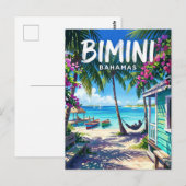 Carte Postale Îles Bimini Bahamas (Devant / Derrière)