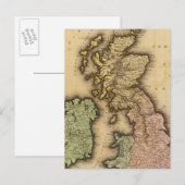 Carte Postale Îles britanniques (Devant / Derrière)