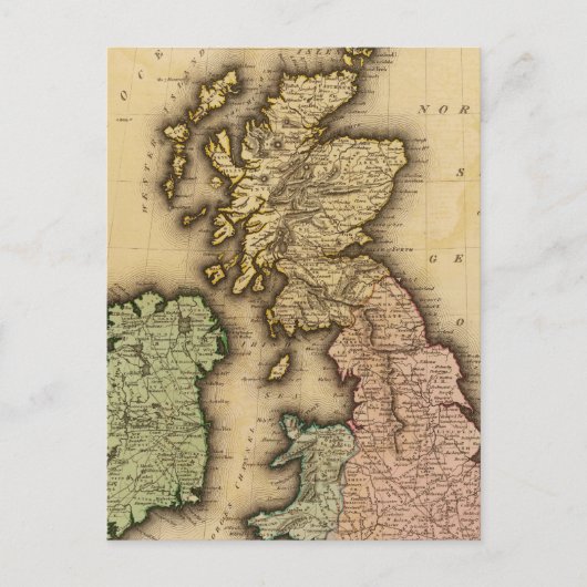 Carte Postale Îles britanniques (Devant)