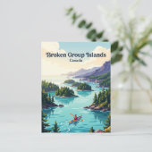 Carte Postale Îles Broken Group Canada (Debout devant)
