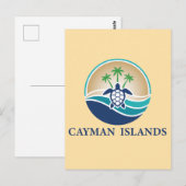 Carte Postale Îles Caïmans Caraïbes (Devant / Derrière)