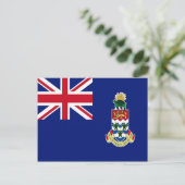 Carte Postale Îles Caïmans - Drapeau - (Debout devant)