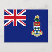 Carte Postale Îles Caïmans - Drapeau - (Devant)