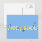 Carte Postale Îles Canaries (Devant / Derrière)