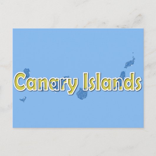 Carte Postale Îles Canaries (Devant)