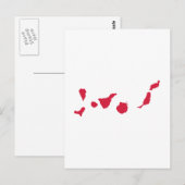 Carte Postale Îles Canaries (Devant / Derrière)