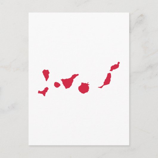 Carte Postale Îles Canaries (Devant)