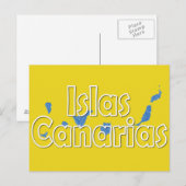 Carte Postale Îles Canaries (Devant / Derrière)