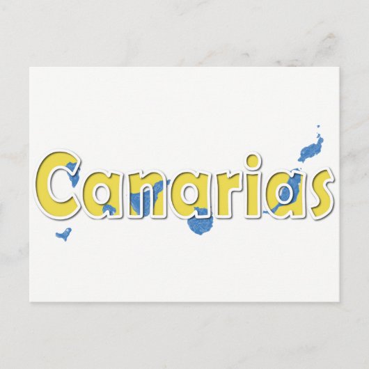 Carte Postale Îles Canaries (Devant)
