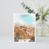 Carte Postale Îles Canaries Espagne Belle peinture à huile Paysa (Debout devant)