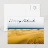 Carte Postale Îles Canaries Été (Devant / Derrière)