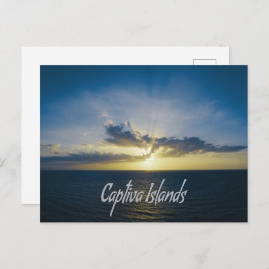 Carte Postale Îles Captiva Floride (Devant / Derrière)