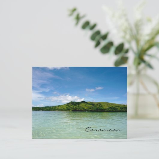 Carte Postale Îles Caramoan - Manlawi Sandbar Vue (Debout devant)