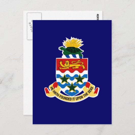 Carte Postale îles cayman (Devant / Derrière)